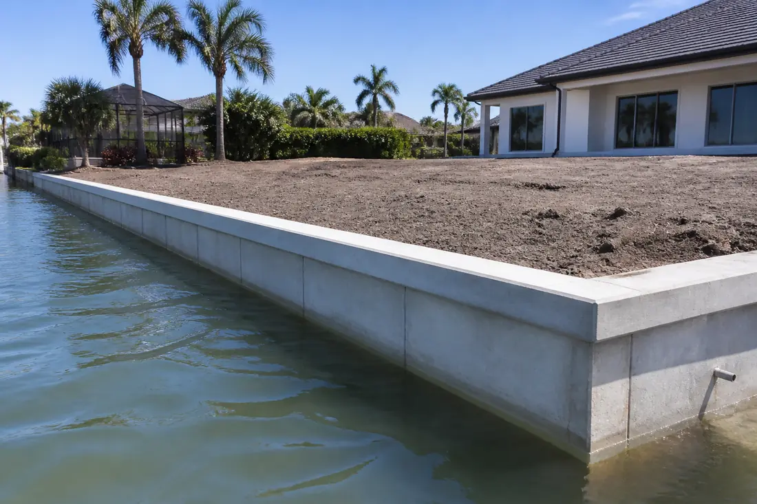 New Seawall Construction project
